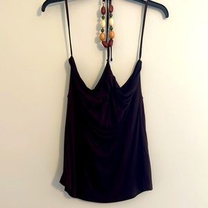 MICHAEL KORS beaded necklace strapless chocolate 🍫 top